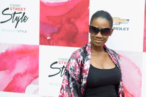 The Essence Street Style Red Carpet. All of the street style fashionistas had the chance to capture their own image on the carpet.